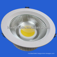 15W,30w aluminum heat dissipation cob led downlight dimmable